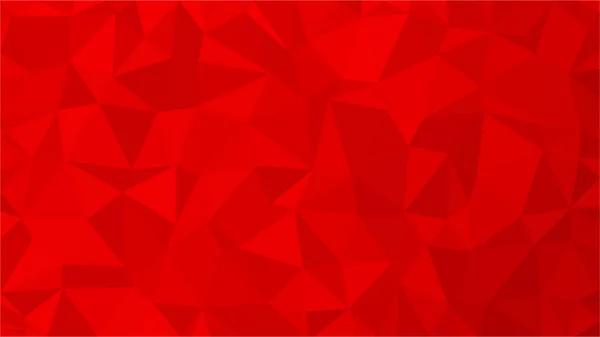 Red polygonal illustration background. Low poly style. — Stock Vector