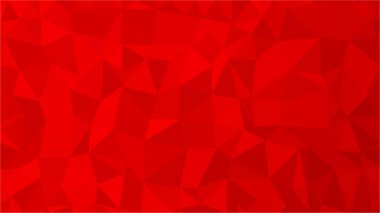 Kırmızı poligon resimde arka plan. Düşük Poli stili.