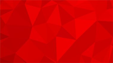 Kırmızı poligon resimde arka plan. Düşük Poli stili.
