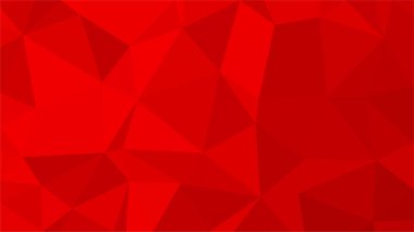 Kırmızı poligon resimde arka plan. Düşük Poli stili.