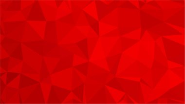 Kırmızı poligon resimde arka plan. Düşük Poli stili.