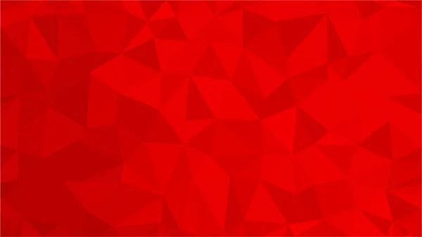 Red polygonal illustration background. Low poly style. — Stock Vector