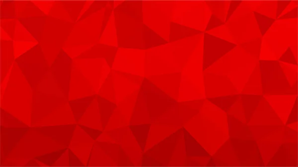 Red polygonal illustration background. Low poly style. — Stock Vector