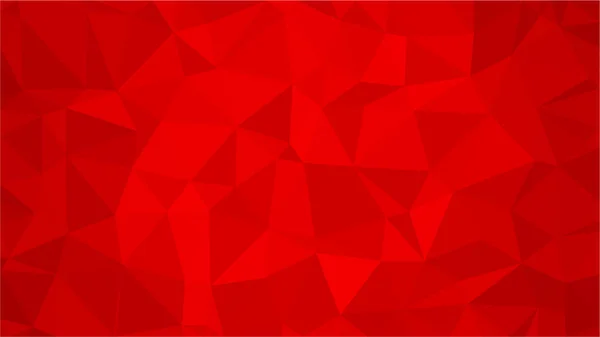 Red polygonal illustration background. Low poly style. — Stock Vector