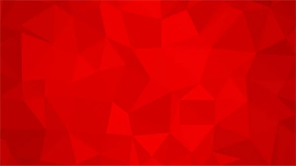 Sfondo rosso illustrazione poligonale. Basso poli stile . — Vettoriale Stock