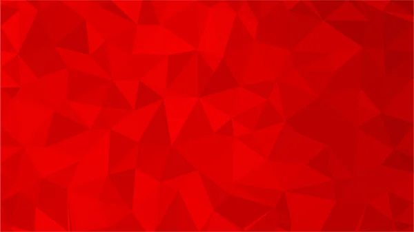 Red polygonal illustration background. Low poly style. — Stock Vector