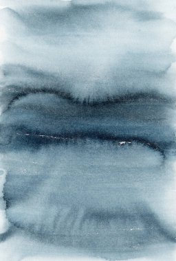 Tebrik kartları, pankartlar, sunumlar için suluboya indigo arka planı