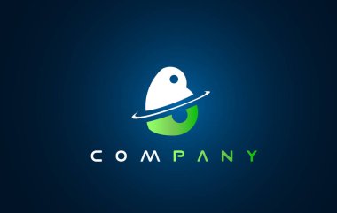 Alfabe harf b logo simge tasarım