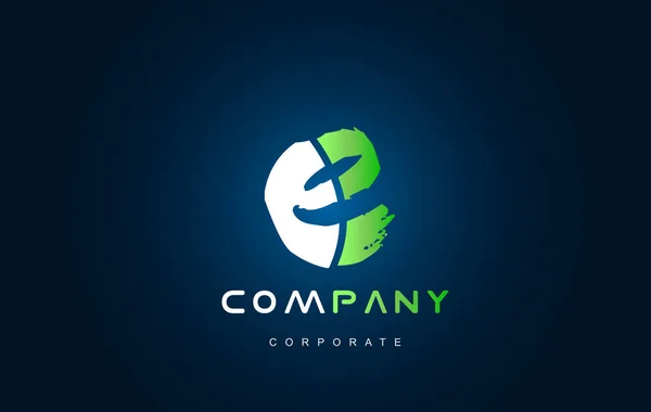 Alphabet letter E logo icon design — Stock Vector