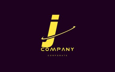 j küçük alfabe mor mektup logo vektör simgesi tasarım