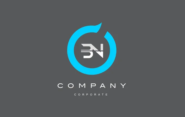 Bn brief combinatie alfabet logo vector ontwerp — Stockvector