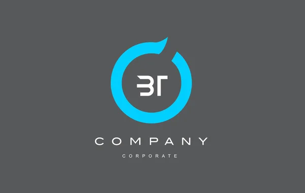 BT brief combinatie alfabet logo vector ontwerp — Stockvector