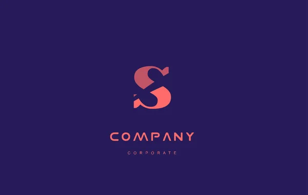 S company small letter logo icon design — Stock Vector