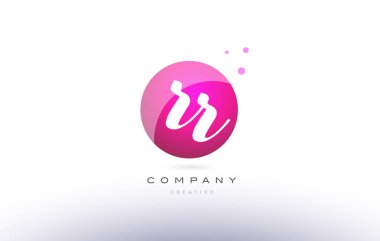 rr r küre pembe 3d el Alfabe harf logo yazılı