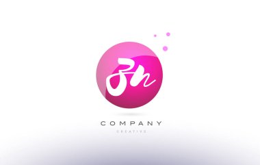 zn z n küre pembe 3d el Alfabe harf logo yazılı