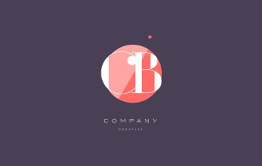 CB c b retro vintage rhombus basit siyah beyaz Alfabe harf