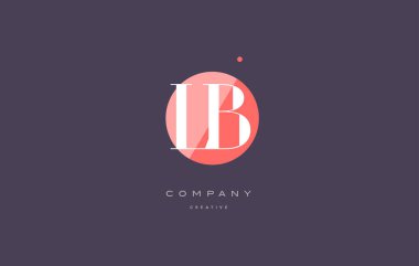 lb l b retro vintage rhombus basit siyah beyaz Alfabe harf