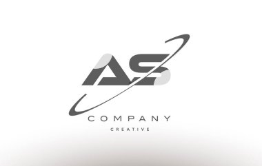 BD b d swoosh gri Alfabe harf logo