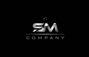 Sm Letter Logo Free Vector Eps Cdr Ai Svg Vector Illustration Graphic Art