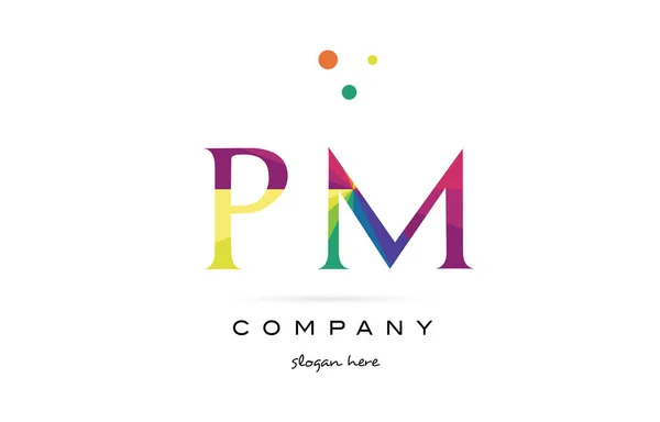 Pm P L Pink Purple Modern Creative Gradient Alphabet Company Logo