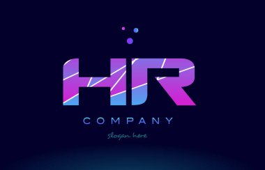 İK s r renkli mavi pembe mor Alfabe harf logo simge vecto