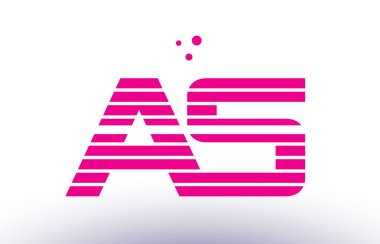 bir s pembe mor çizgi şerit Alfabe harf logo vektör depo