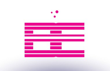 b e pembe mor çizgi şerit Alfabe harf logo vektör depo olmak
