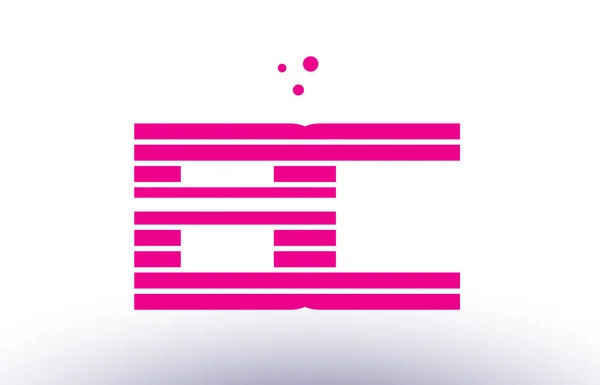 Π.χ. β γ ροζ μοβ γραμμή λωρίδα αλφάβητο επιστολής λογότυπο φορέα templ — Διανυσματικό Αρχείο