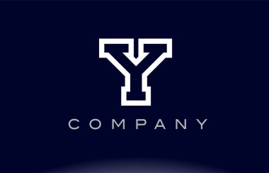 Y Alfabe harf logo simge şirket