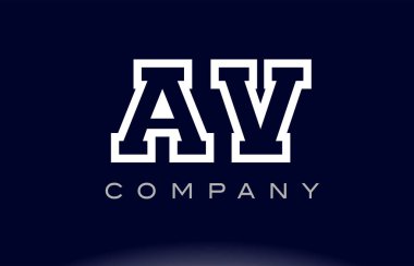  Av A V Alfabe harf logo simge şirket