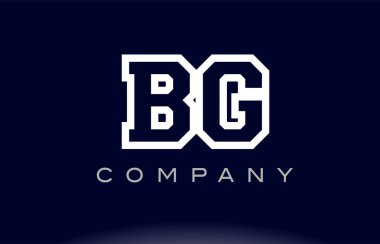   BG B G Alfabe harf logo simge şirket