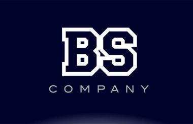  BS B S Alfabe harf logo simge şirket