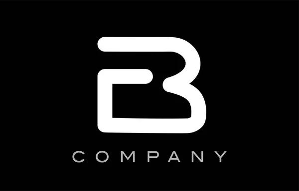 Litera B alfabet logo ikona szablon wektor wzór — Wektor stockowy