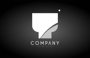 Y Alfabe harf siyah beyaz logo simge tasarım