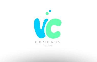 AAAAA alfabesi harfi mavi yeşil logo simge tasarım