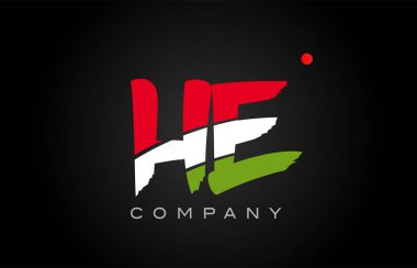 O H E Alfabe harf logo birlikte simgesi alfabe tasarım