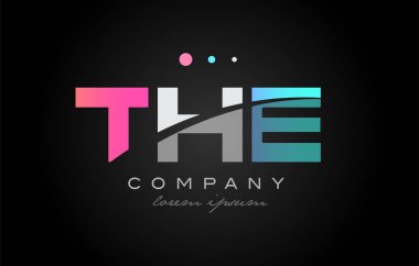 T s e üç harf logo simge tasarım