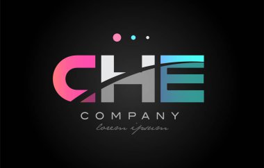 Che c s e üç harf logo simge tasarım