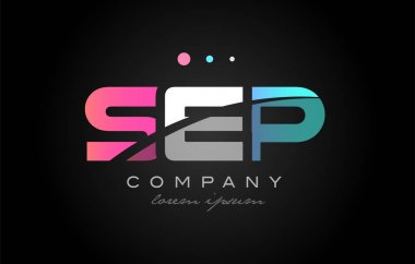 Eylül s e p üç harf logo simge tasarım