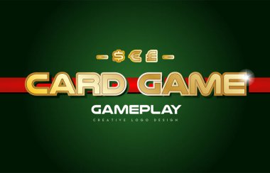 kart oyun kelime metin logo banner kartpostal tasarım tipografi