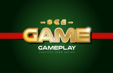 oyun kelime metin logo banner kartpostal tasarım tipografi