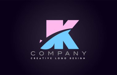 JK alfabe mektup birleştirme mektubu logo tasarım katıldı