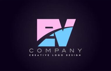 ev alfabe mektup birleştirme mektubu logo tasarım katıldı