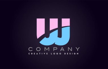 uj alfabe mektup birleştirme mektubu logo tasarım katıldı