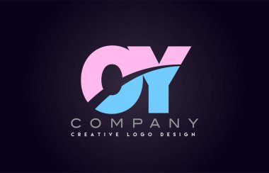 oy alfabe mektup birleştirme mektubu logo tasarım katıldı