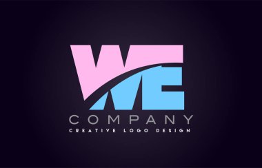 Biz alfabe mektup birleştirme katıl mektup logo tasarımı