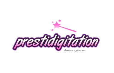 sihirbazlığın kelime metin logo simge tasarım kavramı fikri