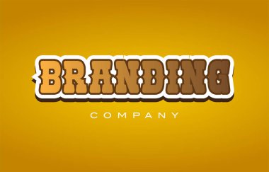 Batı tarzı kelime metin logo tasarım simgesini şirket marka