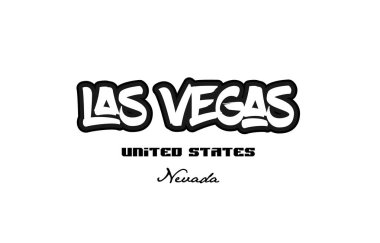 Amerika Birleşik Devletleri las vegas nevada şehir Graffiti yazı tipi tipografi de