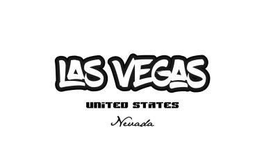 Amerika Birleşik Devletleri las vegas nevada şehir Graffiti yazı tipi tipografi de